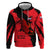 Slovakia Hoodie with Red Black Falcon Claw No Mercy Spirit