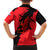 Slovakia Kid Hawaiian Shirt with Red Black Falcon Claw No Mercy Spirit