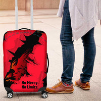 Slovakia Luggage Cover with Red Black Falcon Claw No Mercy Spirit