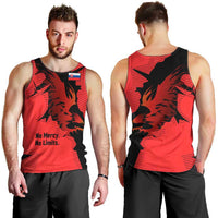 Slovakia Men Tank Top with Red Black Falcon Claw No Mercy Spirit