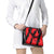 Slovakia Shoulder Handbag with Red Black Falcon Claw No Mercy Spirit