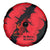 Slovakia Spare Tire Cover with Red Black Falcon Claw No Mercy Spirit