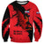 Slovakia Sweatshirt with Red Black Falcon Claw No Mercy Spirit