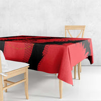 Slovakia Tablecloth with Red Black Falcon Claw No Mercy Spirit
