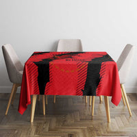 Slovakia Tablecloth with Red Black Falcon Claw No Mercy Spirit