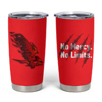 Slovakia Tumbler Cup with Red Black Falcon Claw No Mercy Spirit