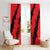Slovakia Window Curtain with Red Black Falcon Claw No Mercy Spirit
