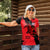 Slovakia Women Polo Shirt with Red Black Falcon Claw No Mercy Spirit