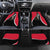 Trinidad and Tobago Flag Crest Design Car Mats with Bold Red Black Diagonal Layout - Wonder Print Shop