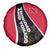 Trinidad and Tobago Flag Crest Design Spare Tire Cover with Bold Red Black Diagonal Layout - Wonder Print Shop