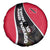 Trinidad and Tobago Flag Crest Design Spare Tire Cover with Bold Red Black Diagonal Layout - Wonder Print Shop