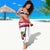 Trinidad and Tobago National Map Sarong with Scarlet Ibis and Coat of Arms on Red White Star Theme - Wonder Print Shop