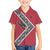 Trinidad and Tobago Flamingos Sunset Kid Hawaiian Shirt with Tribal Masks and Red Star Pattern - Wonder Print Shop