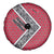 Trinidad and Tobago Flamingos Sunset Spare Tire Cover with Tribal Masks and Red Star Pattern - Wonder Print Shop