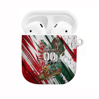 Personalized Mexico Football Ganadores AirPods Case Aztec Jaguar Cultural Heritage Soccer Art