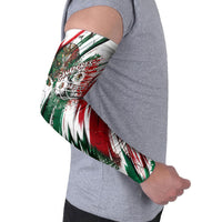 Personalized Mexico Football Ganadores Arm Sleeves Aztec Jaguar Cultural Heritage Soccer Art