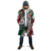 Personalized Mexico Football Ganadores Cloak Aztec Jaguar Cultural Heritage Soccer Art