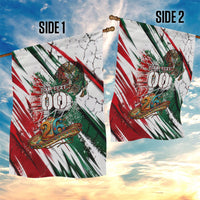 Personalized Mexico Football Ganadores Garden Flag Aztec Jaguar Cultural Heritage Soccer Art