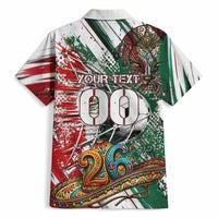 Personalized Mexico Football Ganadores Hawaiian Shirt Aztec Jaguar Cultural Heritage Soccer Art