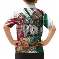 Personalized Mexico Football Ganadores Hawaiian Shirt Aztec Jaguar Cultural Heritage Soccer Art