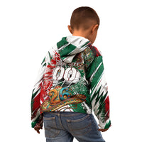 Personalized Mexico Football Ganadores Kid Hoodie Aztec Jaguar Cultural Heritage Soccer Art