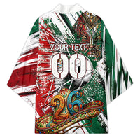 Personalized Mexico Football Ganadores Kimono Aztec Jaguar Cultural Heritage Soccer Art