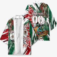 Personalized Mexico Football Ganadores Kimono Aztec Jaguar Cultural Heritage Soccer Art