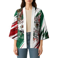 Personalized Mexico Football Ganadores Kimono Aztec Jaguar Cultural Heritage Soccer Art