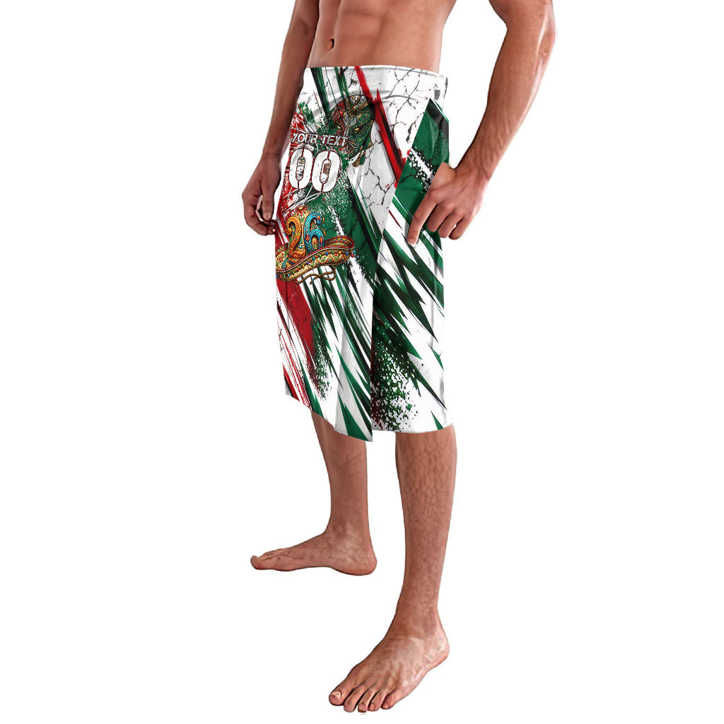 Personalized Mexico Football Ganadores Lavalava Aztec Jaguar Cultural Heritage Soccer Art