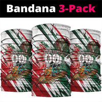 Personalized Mexico Football Ganadores Neck Gaiter Aztec Jaguar Cultural Heritage Soccer Art