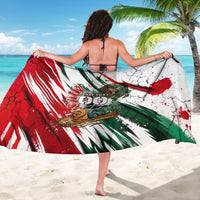 Personalized Mexico Football Ganadores Sarong Aztec Jaguar Cultural Heritage Soccer Art