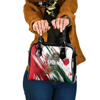 Personalized Mexico Football Ganadores Shoulder Handbag Aztec Jaguar Cultural Heritage Soccer Art