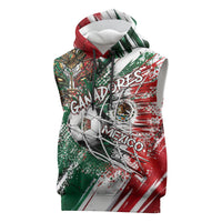 Personalized Mexico Football Ganadores Sleeveless Hoodie Aztec Jaguar Cultural Heritage Soccer Art