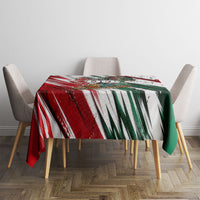 Personalized Mexico Football Ganadores Tablecloth Aztec Jaguar Cultural Heritage Soccer Art