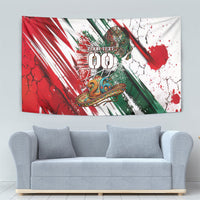 Personalized Mexico Football Ganadores Tapestry Aztec Jaguar Cultural Heritage Soccer Art