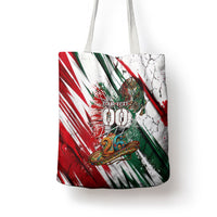 Personalized Mexico Football Ganadores Tote Bag Aztec Jaguar Cultural Heritage Soccer Art