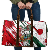 Personalized Mexico Football Ganadores Travel Bag Aztec Jaguar Cultural Heritage Soccer Art