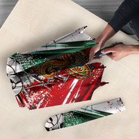 Personalized Mexico Football Ganadores Umbrella Aztec Jaguar Cultural Heritage Soccer Art