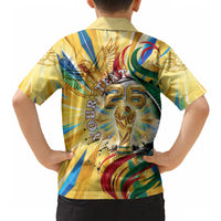 Personalized Mexico Football Victoria Sugar Skull Hawaiian Shirt Dia De Los Muertos Cultural Art Sunburst