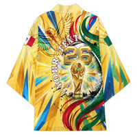 Personalized Mexico Football Victoria Sugar Skull Kimono Dia De Los Muertos Cultural Art Sunburst