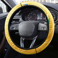 Mexico Football Victoria Sugar Skull Steering Wheel Cover Dia De Los Muertos Cultural Art Sunburst