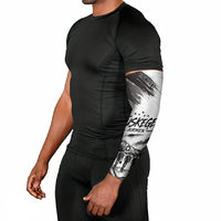 Personalized Tuskegee Airmen Arm Sleeves Black And White Grunge WWII Aviation Art