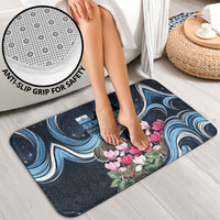 San Marino Founding Anniversary Bathroom Set Freedom Peregrine Falcon - Cyclamen Flowers Towers Flag