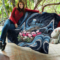 San Marino Founding Anniversary Quilt Freedom Peregrine Falcon - Cyclamen Flowers Towers Flag