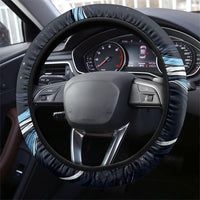San Marino Founding Anniversary Steering Wheel Cover Freedom Peregrine Falcon - Cyclamen Flowers Towers Flag