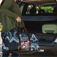 San Marino Founding Anniversary Travel Bag Freedom Peregrine Falcon - Cyclamen Flowers Towers Flag