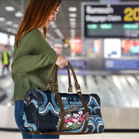 San Marino Founding Anniversary Travel Bag Freedom Peregrine Falcon - Cyclamen Flowers Towers Flag