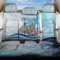 San Marino Foundation Day Back Car Seat Cover Mount Titano Fortress Fox Falcon And Cyclamen