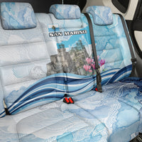 San Marino Foundation Day Back Car Seat Cover Mount Titano Fortress Fox Falcon And Cyclamen