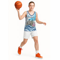 San Marino Foundation Day Basketball Jersey Mount Titano Fortress Fox Falcon And Cyclamen